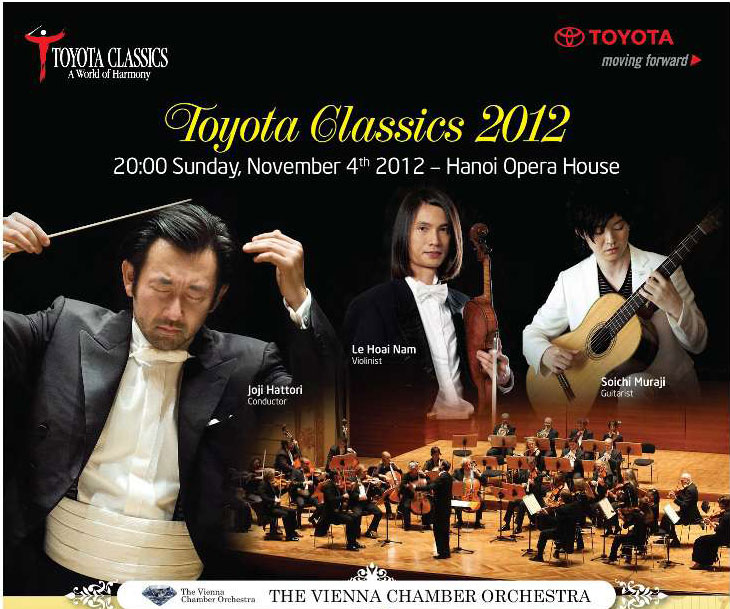 Toyota Classics 2012 to open at Hanoi Opera House