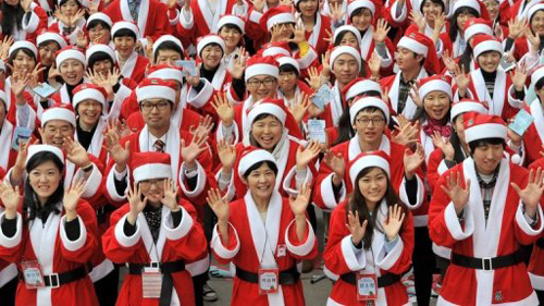 Le monde entier fête Noël