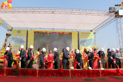 First Japanese-styled industrial park’s construction starts in Hanoi