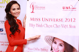 Diem Huong chases Miss Universe dreams