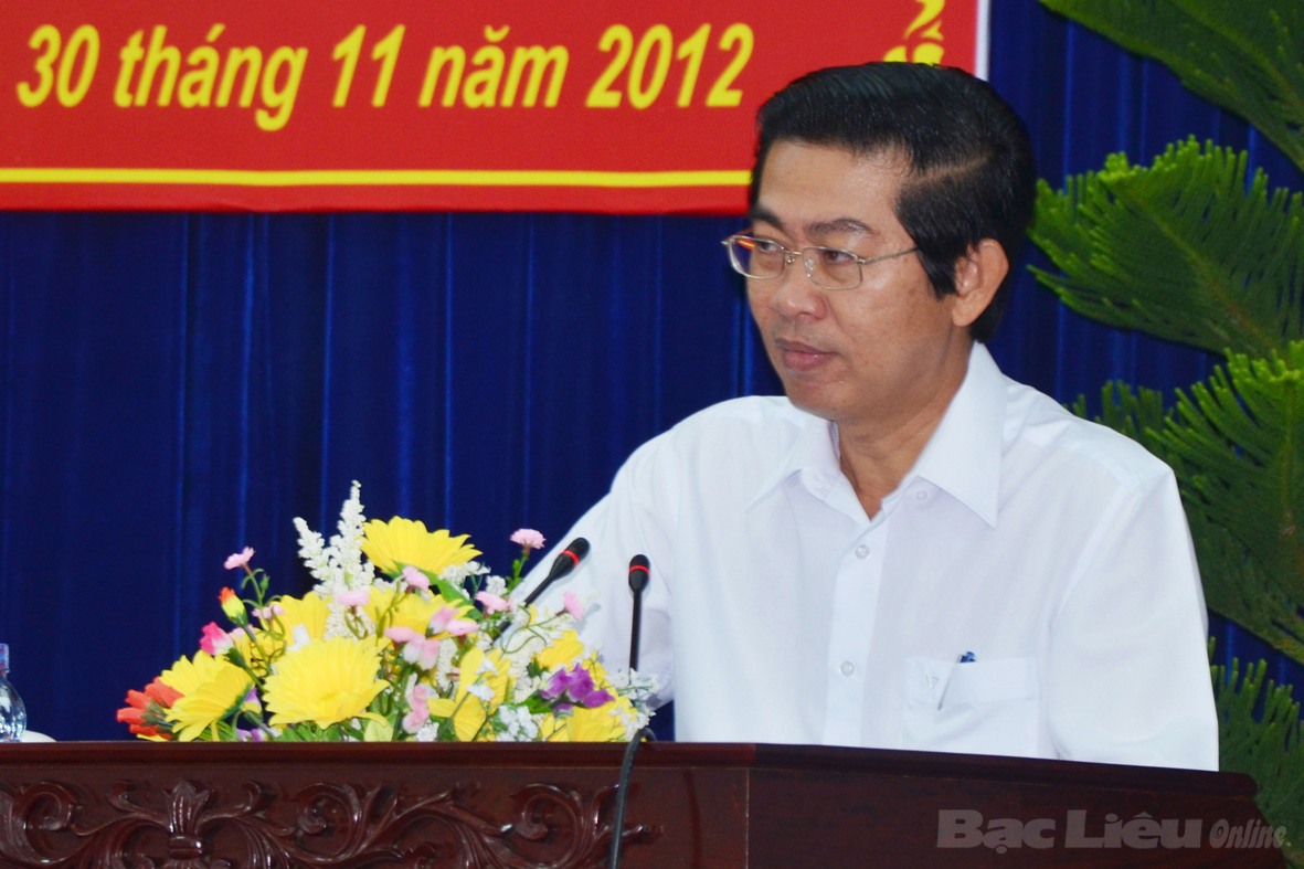 Đưa Bạc Liêu trở thành tỉnh có vị thế cao trong khu vực