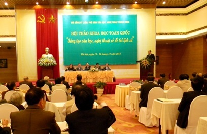Cần sáng tạo nhiều tác phẩm văn học, nghệ thuật có giá trị về đề tài lịch sử