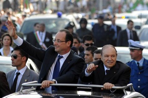 François Hollande en visite en Algérie