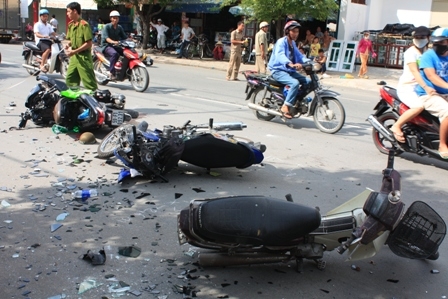 Năm 2013, phấn đấu giảm 10 số vụ tai nạn giao thông