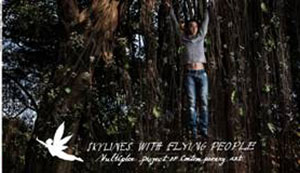 “Skylines with flying people” art project