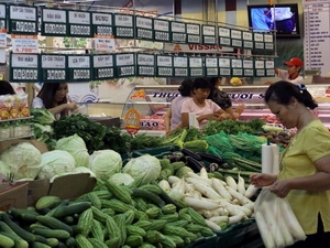 CPI rises in Hanoi and HCMC exceed 1 percent