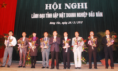 Hưng Yên Lãnh đạo tỉnh gặp mặt các doanh nghiệp tiêu biểu