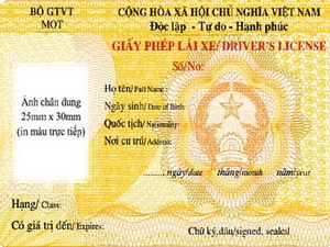 Đầu tháng 4, thí điểm cấp giấy phép lái xe mẫu mới