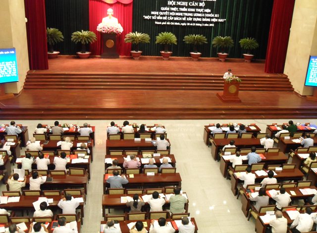TP Hồ Chí Minh Tổ chức lớp thứ 2 quán triệt, triển khai thực hiện Nghị quyết Trung ương 4 khóa XI cho cán bộ Thành phố