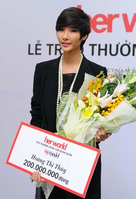 Hoang Thuy to compete for Top Model of the World 2012