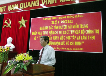 “Học tập và làm theo tấm gương đạo đức Hồ Chí Minh “ là việc làm thường xuyên, quan trọng
