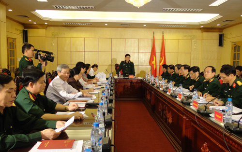 Thượng tướng Ngô Xuân Lịch kiểm tra việc thực hiện Chỉ thị 03-CT TW của Bộ Chính trị