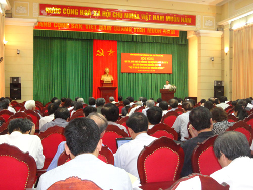 Hà Nội quán triệt Nghị quyết Trung ương 4 khóa XI cho cán bộ chủ chốt Khối các trường đại học, cao đẳng