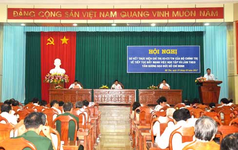 Tiền Giang Đẩy mạnh công tác tuyên truyền việc học tập và làm theo Bác