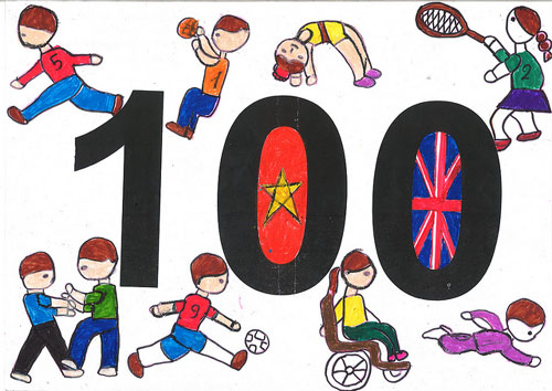 “Living clock” marks 100 days till London 2012 Olympics
