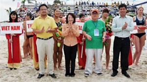 Asian Women’s Beach Volleyball Champs opens