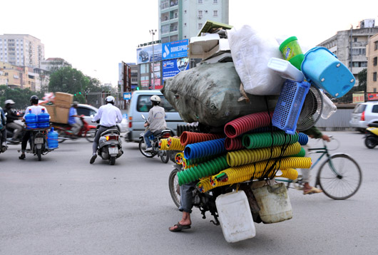 Hà Nội- xe nhiều không   diễu phố