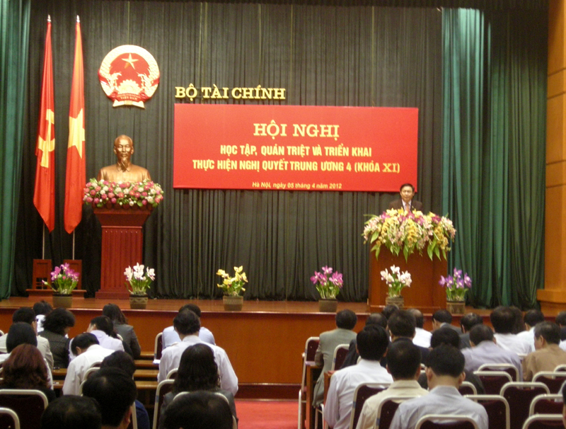 Ngành Tài chính quán triệt Nghị quyết Trung ương 4 khóa XI