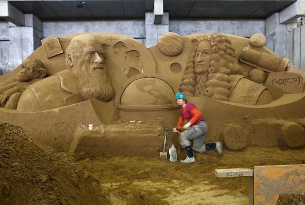 Sand Sculpture exhibition to kick off 2012 Olympics