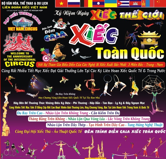 Gala chào mừng Ngày Xiếc thế giới