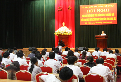 Hà Nội triển khai đồng bộ các biện pháp hoàn thành nhiệm vụ năm 2012