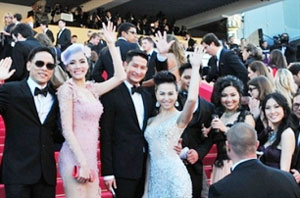 Local stars strut on Cannes red carpet