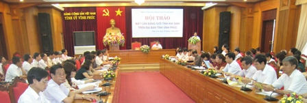 Hội thảo mất cân bằng giới tính khi sinh trên địa bàn Vĩnh Phúc