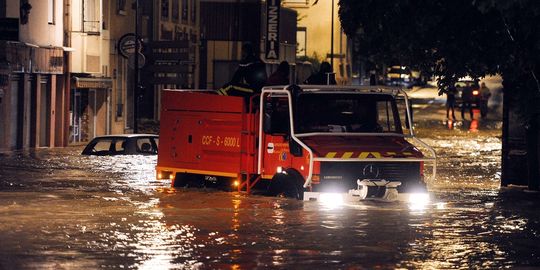 Violents orages et inondations dans l est de la France
