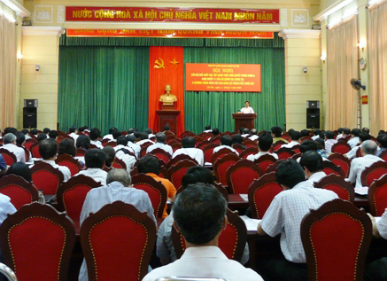 Đảng ủy Khối Doanh nghiệp Hà Nội quán triệt Nghị quyết Trung ương 4 khóa XI tới cán bộ chủ chốt