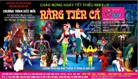 Nàng tiên cá - Chương trình xiếc đặc biệt dành cho thiếu nhi