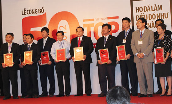 Sacombank lists 50 top-performing companies in Vietnam