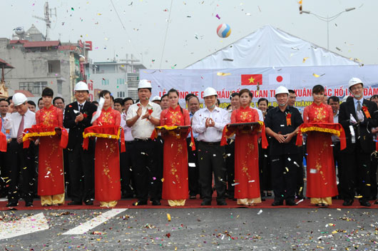 Thông xe dự án đường vành đai 3 đoạn Thanh Xuân - Bắc hồ Linh Đàm