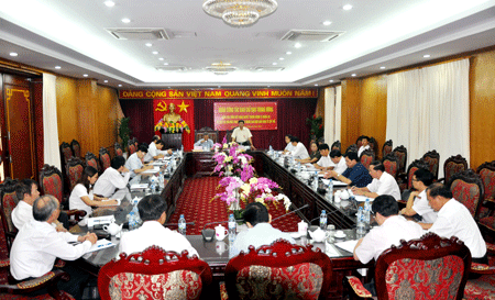 Ban Chỉ đạo Trung ương thực hiện Nghị quyết Trung ương 5 khoá IX làm việc với tỉnh Bắc Kạn