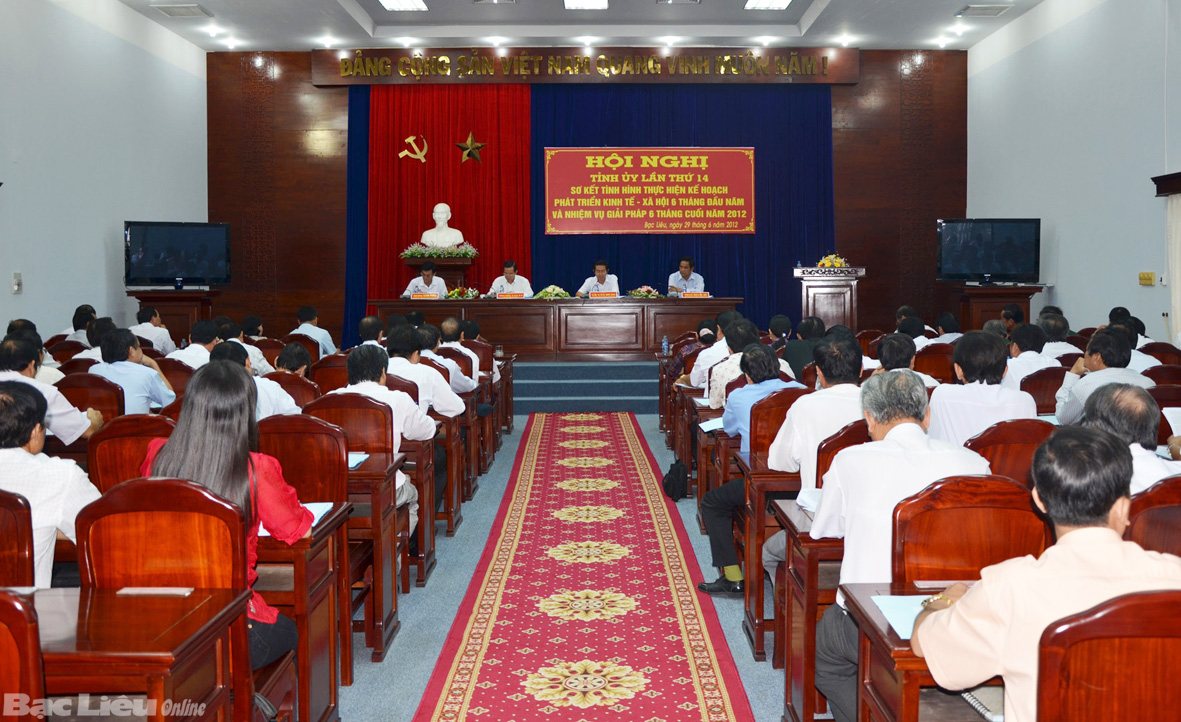 Bạc Liêu Sơ kết tình hình thực hiện kế hoạch phát triển kinh tế - xã hội 6 tháng đầu năm 2012