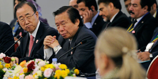 Ban Ki-moon exhorte les Etats à aider l Afghanistan après le départ de l Otan