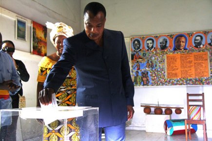 Le premier tour des élections législatives en République populaire du Congo