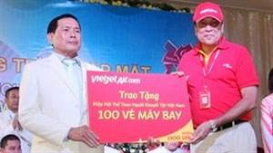 VietJetAir supports Vietnam Paralympians