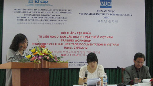 Intangible Cultural Heritage Documentation Workshop in Vietnam