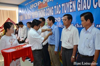 Ban Tuyên giáo Tỉnh ủy Bạc Liêu Họp mặt kỷ niệm 82 năm Ngày truyền thống công tác tuyên giáo của Đảng