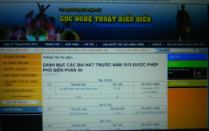 Công bố hơn 1 400 bài hát được phép phổ biến