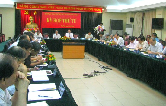 Kỳ họp thứ 4 Hội đồng lý luận, phê bình văn học, nghệ thuật Trung ương