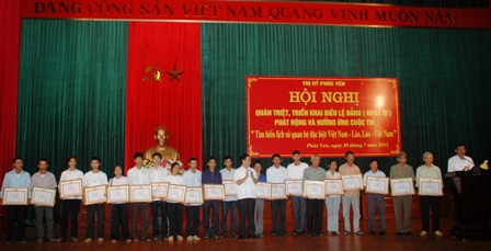Nam Viêm, Phúc Yên Điểm sáng về phong trào “Hiến đất làm đường”