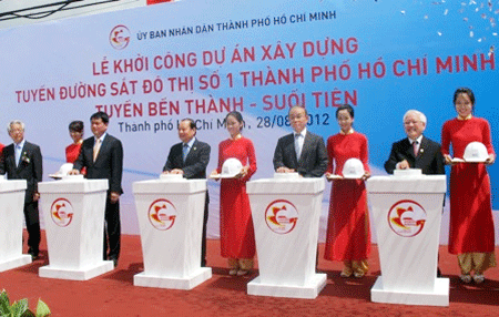 Vietnam’s first urban railway construction kicks off