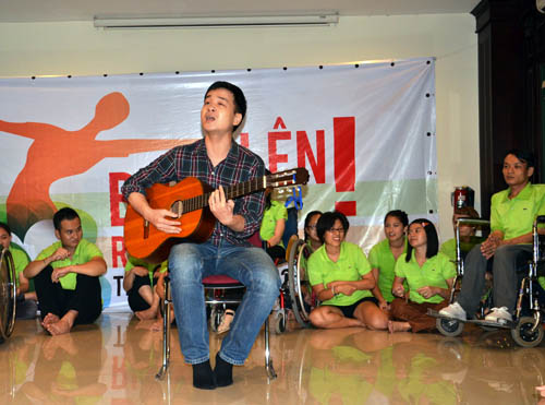 Special performance with disabled people