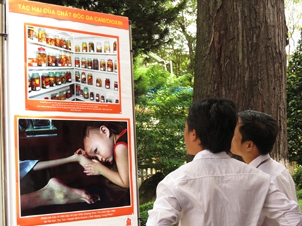 Ho Chi Minh-Ville Exposition de photos sur les victimes de l’agent orange dioxine