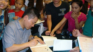 Exchange with Prof Ngo Bao Chau in Ho Chi Minh City