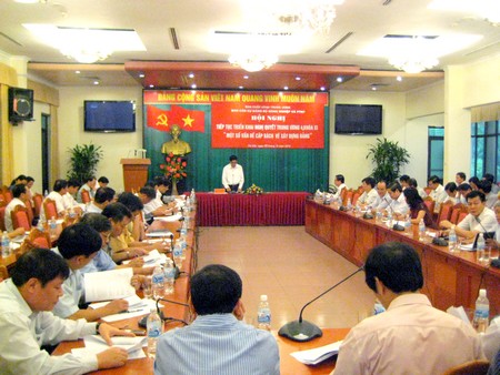 Ban cán sự Đảng Bộ Nông nghiệp và PTNT tiếp tục triển khai Nghị quyết Trung ương 4 khóa XI