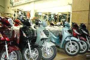 Motorbike imports increase sharply
