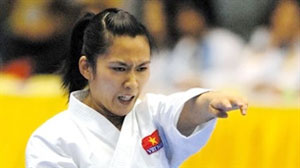 Kata queen Hoang Ngan shines in German tourney