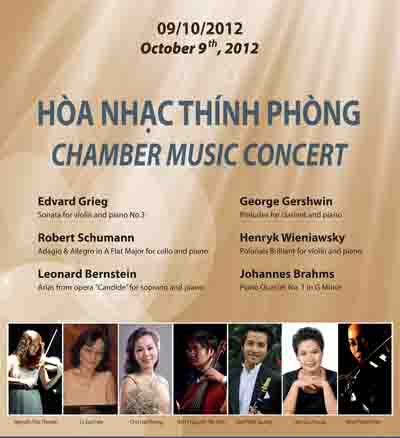 Chamber music concert to open in HCMC